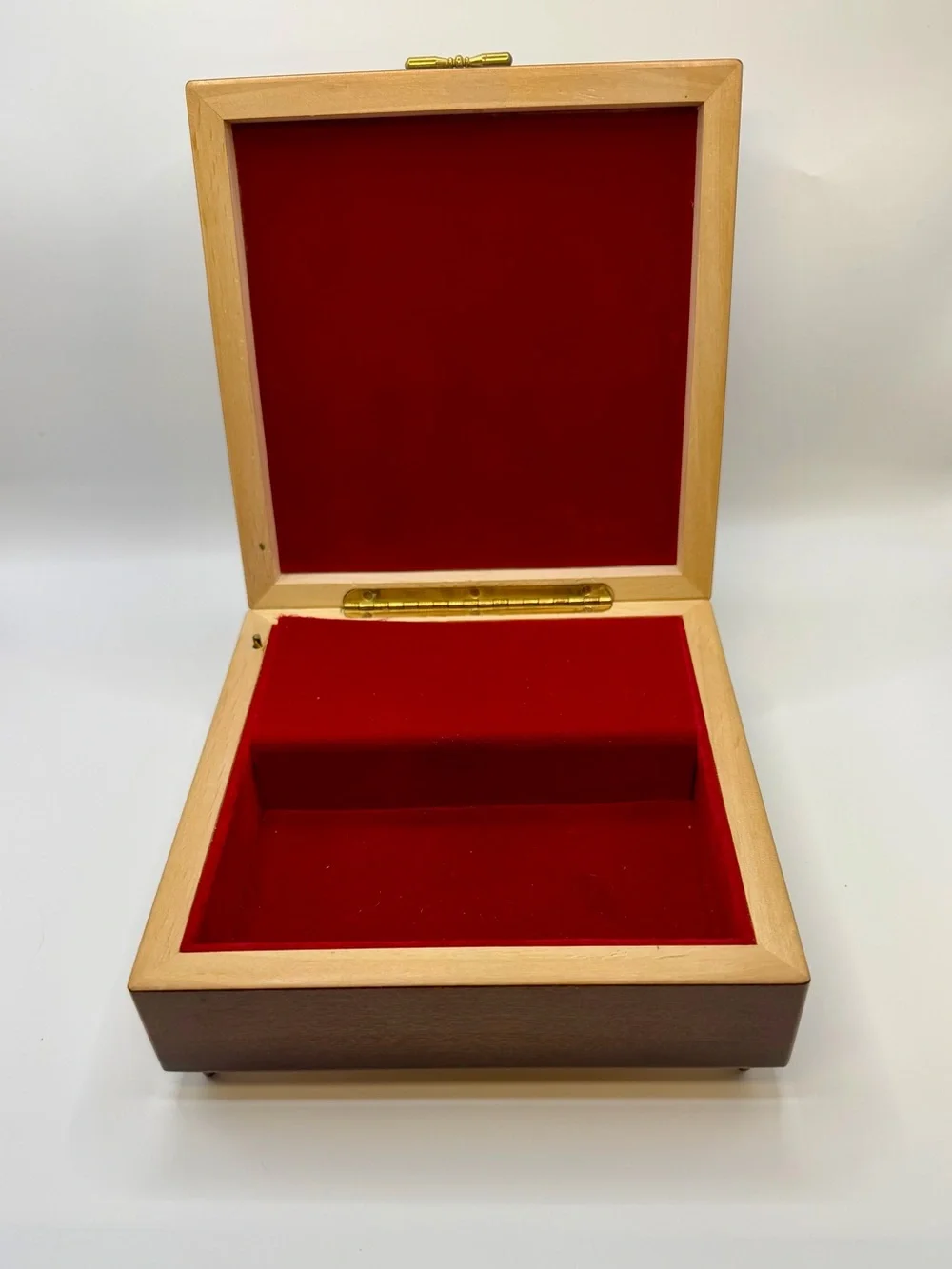 Vintage Italian Inlaid Wood Jewelry Box Floral Marquetry (For Repair / As-Is)
